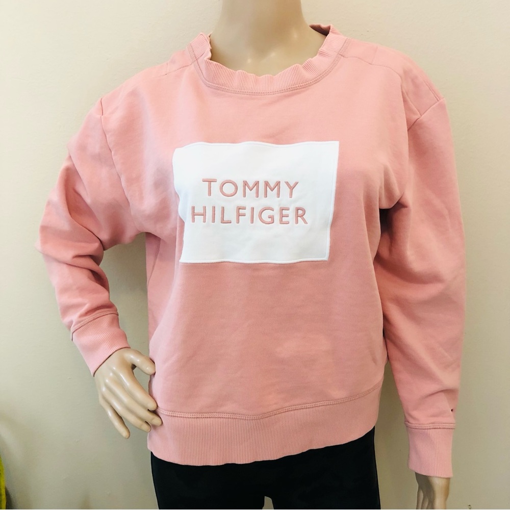 Tommy Hilfiger adaptive sweatshirt w/ magnetic shoulder closures NWOT Sz S